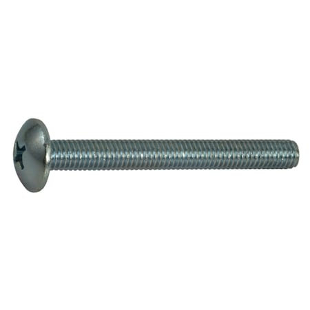 Midwest Fastener M5-0.80 x 45 mm Phillips Truss Machine Screw, Zinc Plated Steel, 10 PK 31931